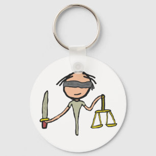 Lady Justice Schlüsselanhänger