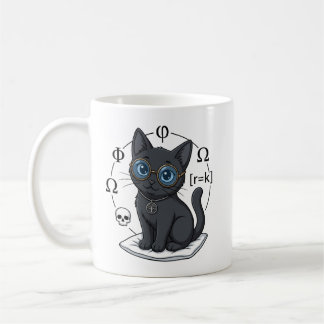 Lady Justice Schwarze Katze Anwältin Kaffeetasse