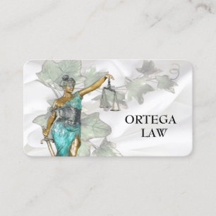 Lady Justice Template Visitenkarte