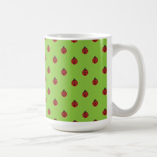 Lady-Käfer-Muster Kaffeetasse (Rechts)