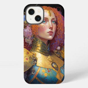 Lady Knight Krieger Rüstung Fantasy Kunst iPhone Hülle