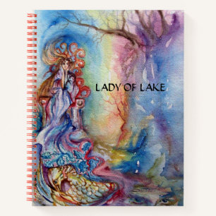 LADY LAKE Arthurian Legend Wasserfarbe Notizbuch