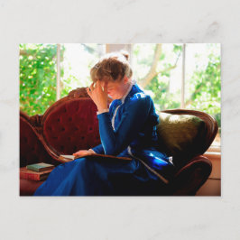 Lady Lese Postkarte