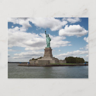 Lady Liberty am Sommertag Postkarte