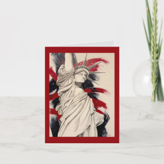 „Lady Liberty“ Dankeskarte