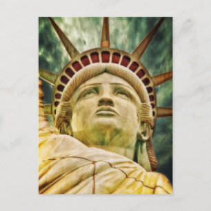 Lady Liberty, Freiheitsstatue Postkarte
