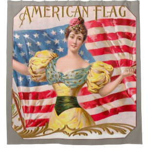 Lady Liberty Independence Duschvorhang