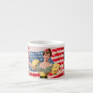 Lady Liberty Independence Espressotasse