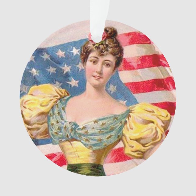 Lady Liberty Independence Ornament (Vorderseite)
