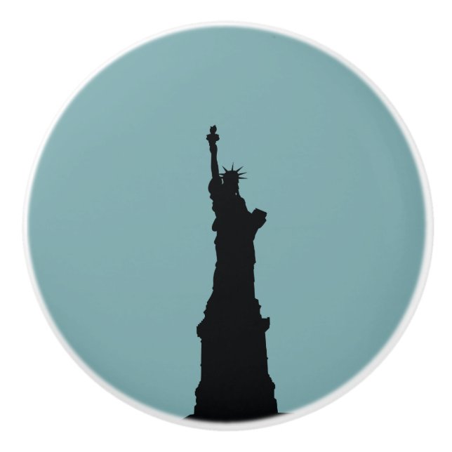 Lady Liberty Keramik Knob Keramikknauf (Vorderseite)