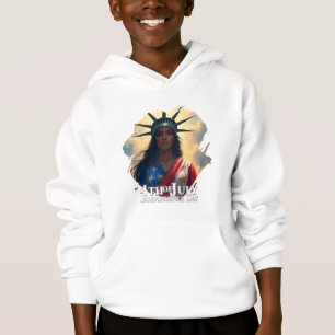Lady Liberty neu interpretiert – Ein neues Gesicht Hoodie
