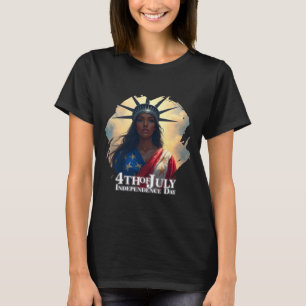 Lady Liberty neu interpretiert – Ein neues Gesicht T-Shirt