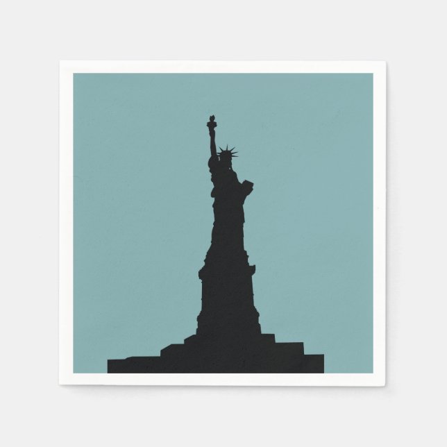 Lady Liberty Paper Napkins Serviette (Vorderseite)