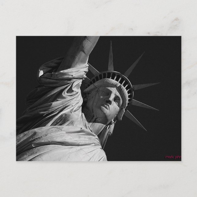 Lady Liberty Postkarte (Vorderseite)