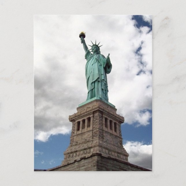 Lady Liberty Postkarte (Vorderseite)