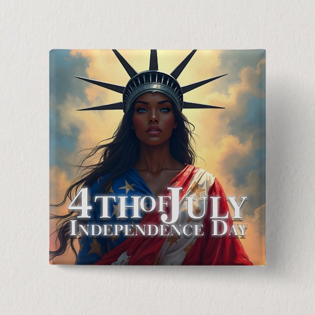 Lady Liberty Reimagined - Ein neues Gesicht der Fr Button (Vorderseite)