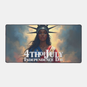 Lady Liberty Reimagined - Ein neues Gesicht der Fr Schreibtischunterlage