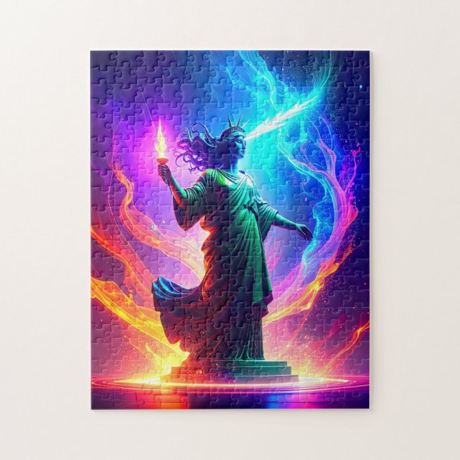 Lady Liberty Restoring Our Nation's Freedoms (Vertikal)