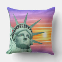 Lady Liberty und Sonnenaufgang