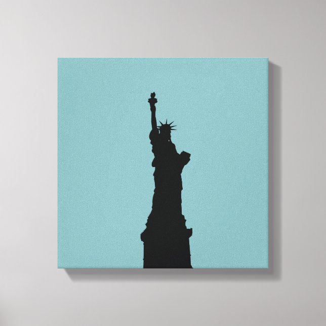 Lady Liberty Wrapped Canvas Leinwanddruck (Vorderseite)