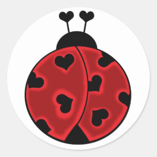 Lady Liebe Bug Stickers