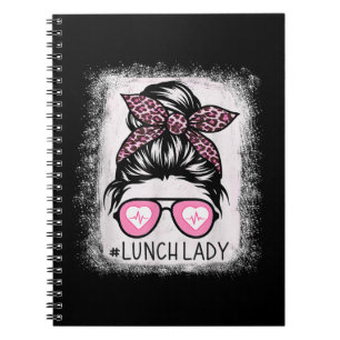 Lady Life gebleicht Shirts Pink Leopard Messy Notizblock