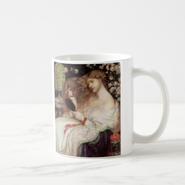 Lady Lilith von Rossetti, Vintager Viktorianischer Kaffeetasse (Rechts)
