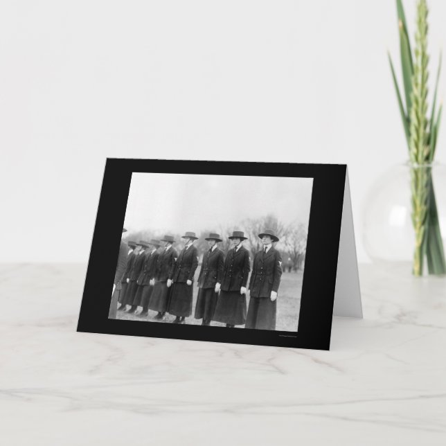 Lady Lineup der US-Marine 1912 Karte (Vorderseite)