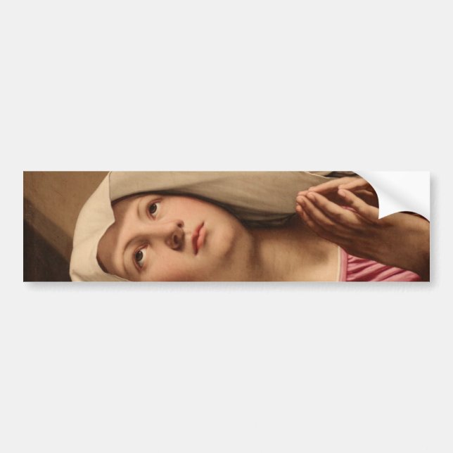 Lady Madonna Praying (Jungfrau Mary) (Christliche  Autoaufkleber (Vorne)