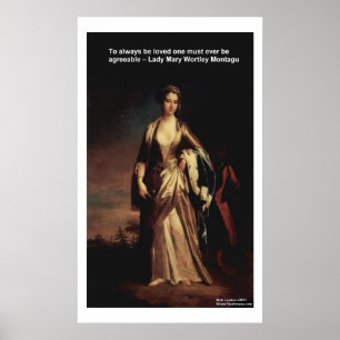Lady Mary Montagu Citer L'Amour Est Des Affiches A