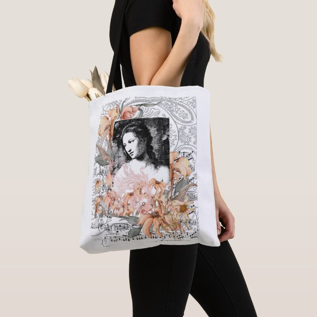 Lady mit Blume Tasche (Von Nahem)
