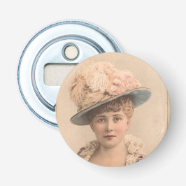 Lady mit dem Feather Hat Flaschenöffner