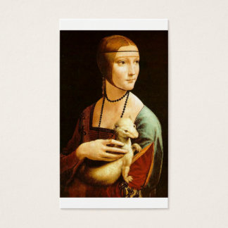 Lady mit einem Ermine von Leonardo Da Vinci c. 149