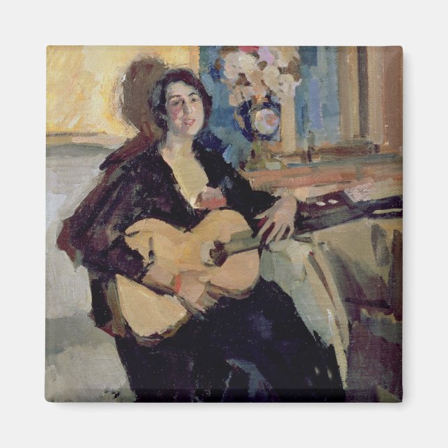 Lady mit Gitarre, 1911 Magnet (Vorne)