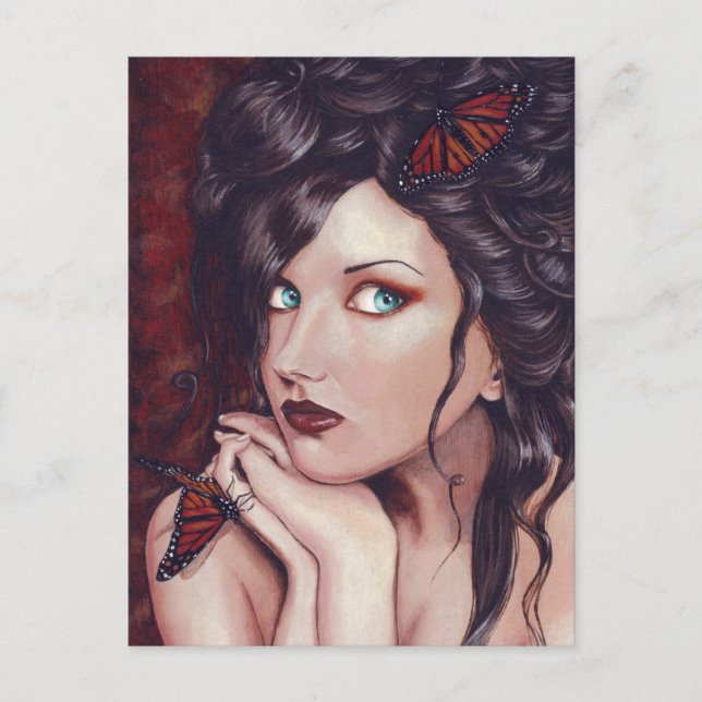 Lady Monarch Postcard Postkarte (Vorderseite)