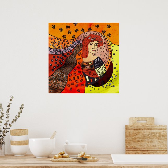 Lady Nature Poster (Küche)