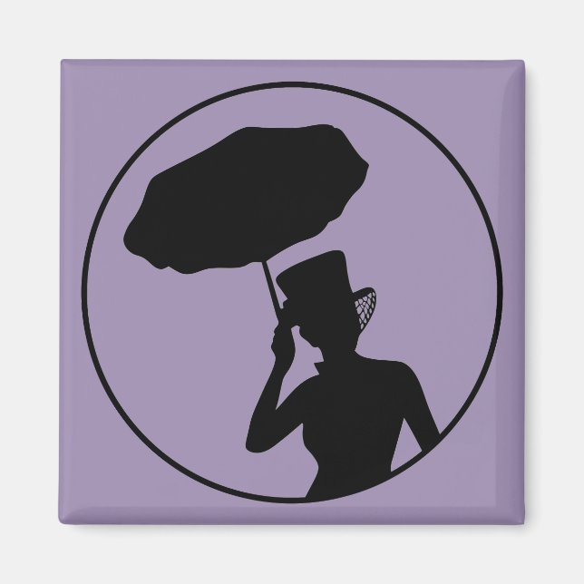 Lady of Ashes Magnet, Lila Magnet (Vorne)