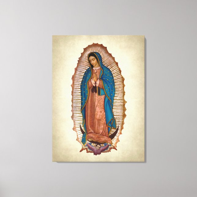 Lady of Guadalupe Leinwanddruck (Vorderseite)