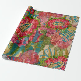 Lady of Guadalupe & Rose Geschenkpapier