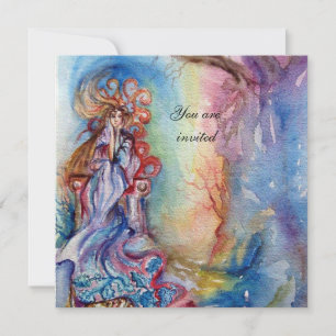 LADY OF LAKE 1, strahlend blauer Rosa Einladung