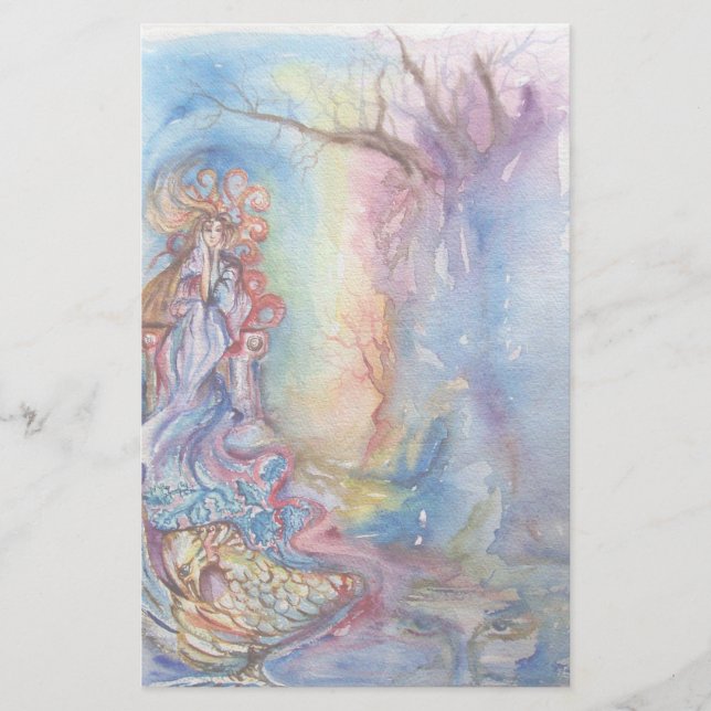 LADY OF LAKE , Magie und Mystery Briefpapier (Vorderseite)