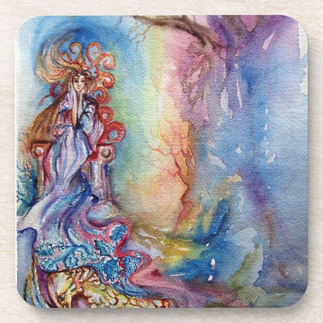 LADY OF LAKE , Magie und Mystery Getränkeuntersetzer (Vorderseite)