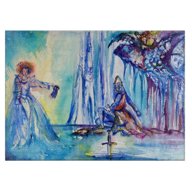 LADY OF LAKE , Magie und Mystery Schneidebrett (Vorderseite)