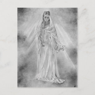Lady of Light Aurora Postcard Postkarte