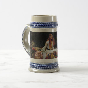 Lady Of Shallot Boot Waterhouse Kunst 16oz Bierkru Bierglas