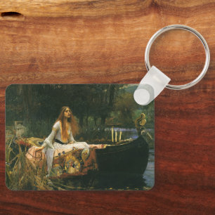 Lady of Shalott auf Boot von John William Waterhou Schlüsselanhänger