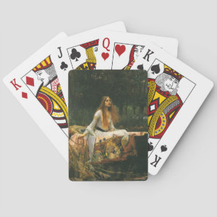 Lady of Shalott On Boat von John William Waterhous Spielkarten