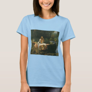 Lady of Shalott On Boat von John William Waterhous T-Shirt