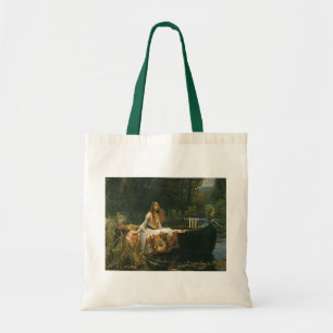 Lady of Shalott On Boat von John William Waterhous Tragetasche