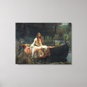 Lady of Shalott - Reproduction of oil Leinwand